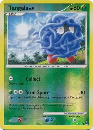 Arceus Set Tangela #77/99 reverse holo